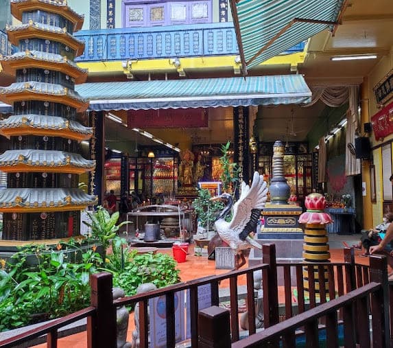 Ancestral tablets at Leong San See Temple
