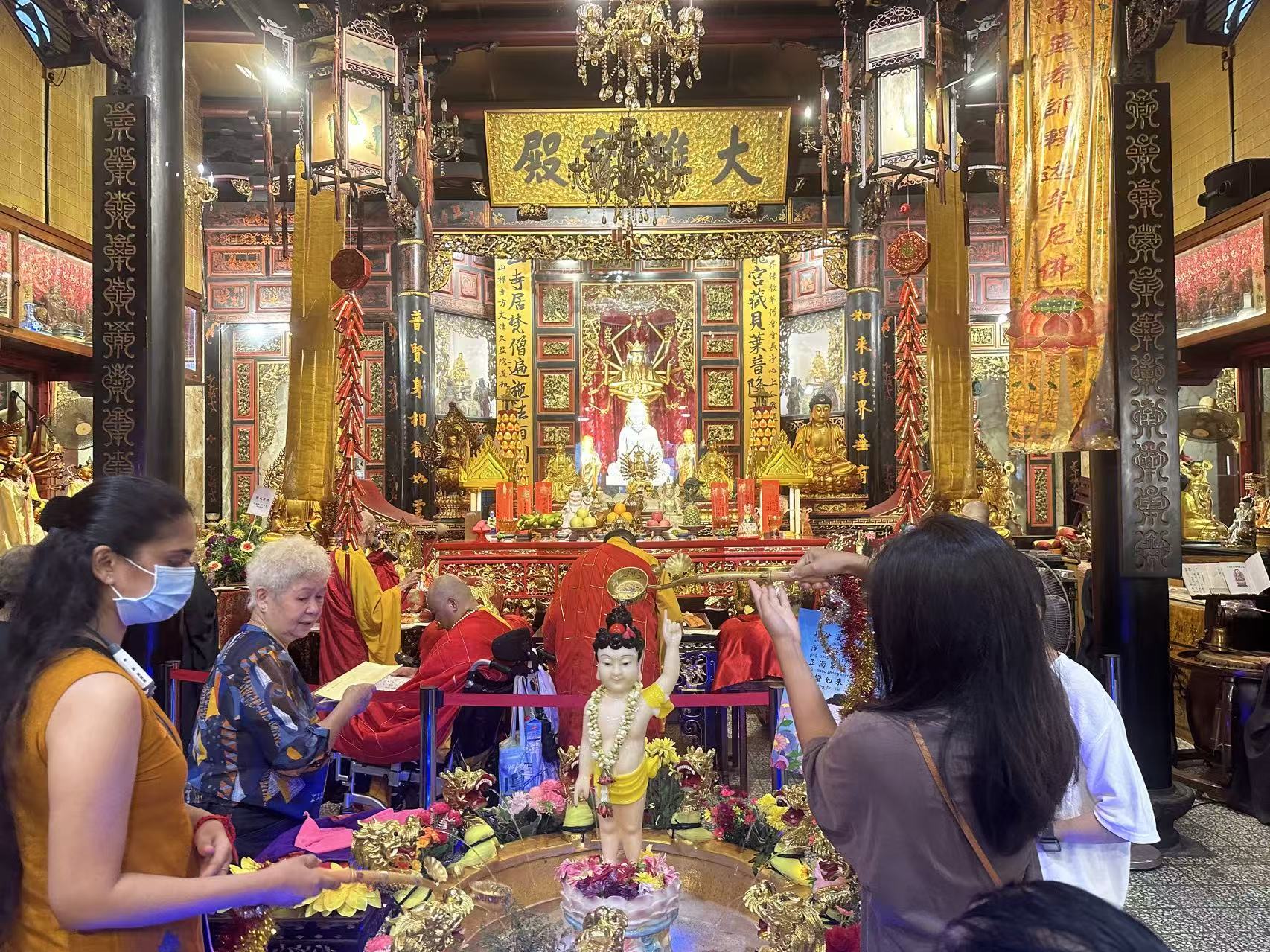 Vesak Day celebration at Leong San See Temple